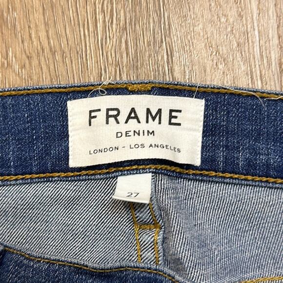 FRAME Le Skinny De Jeanne Jeans Mid Rise Size 27 - Picture 6 of 9
